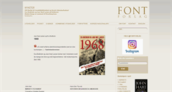 Desktop Screenshot of fontforlag.no