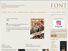 Tablet Screenshot of fontforlag.no